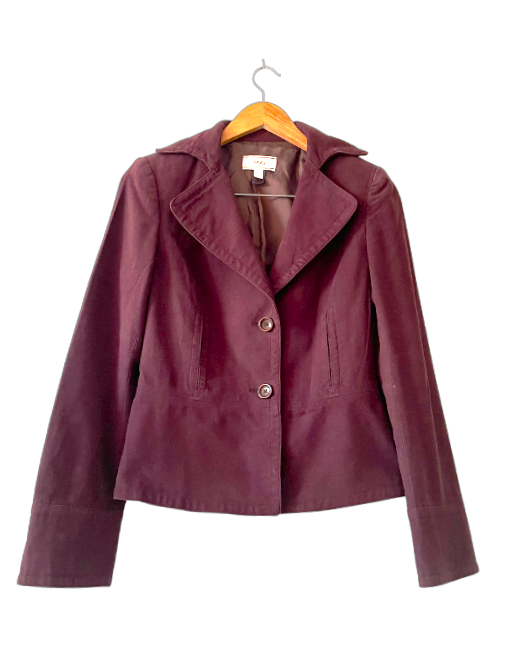 Chaqueta granate entallada de pico. MANGO. Talla 38. COD CH8